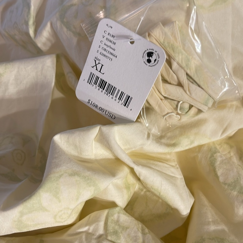 Free People Leanna Tub Dress in Ivory NWT SZ XL - Picture 8 of 12